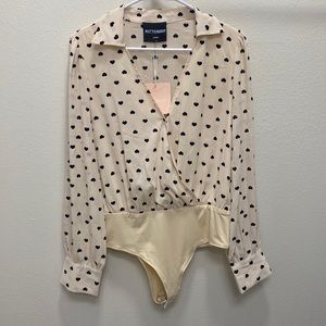 Kittenish Darla Heart Body Suit